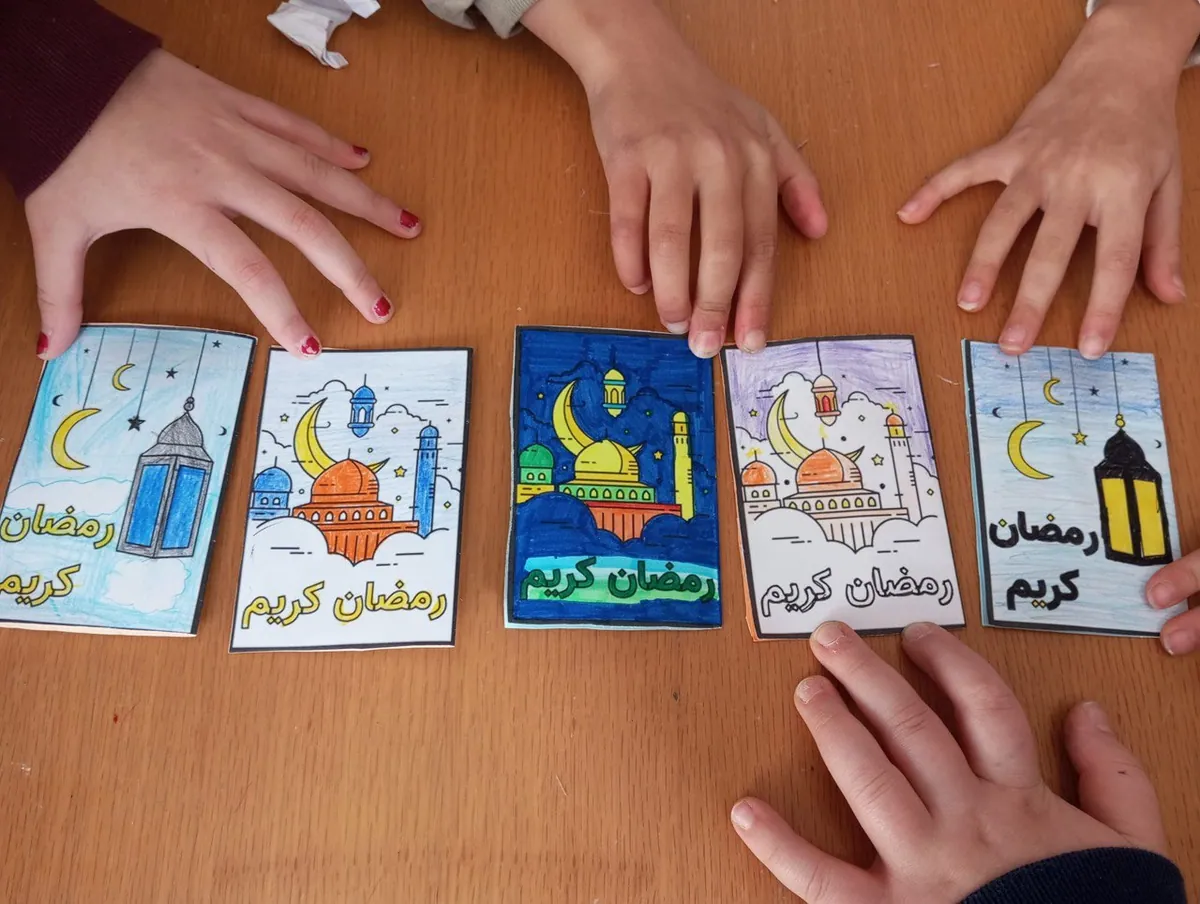 Dibujos del alumnado del Cole Árabe